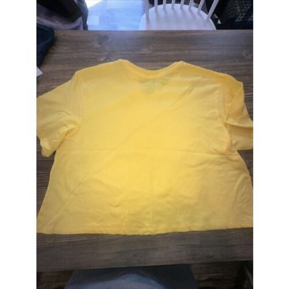 Sunkist Women's Size Large Lemon Zest Sunkist California Orange Cropped T-Shirt - Picture 4 of 4